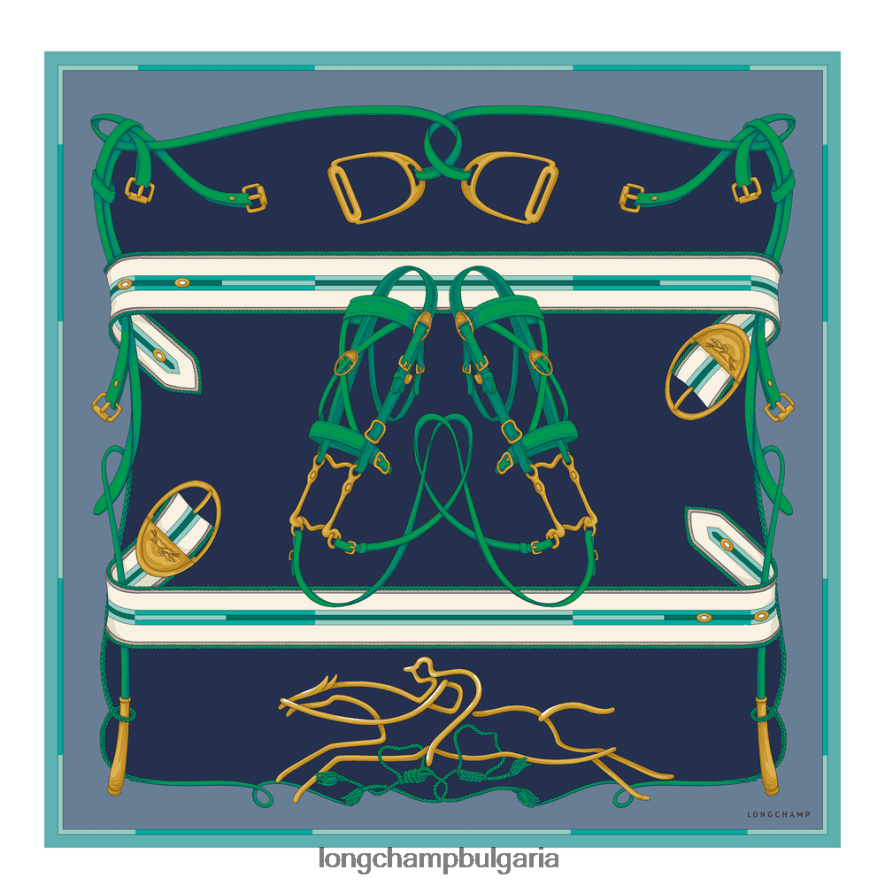 шисти Жени копринен шал колекция пролет/лято 2023 90 аксесоари Longchamp 6084PZ1046