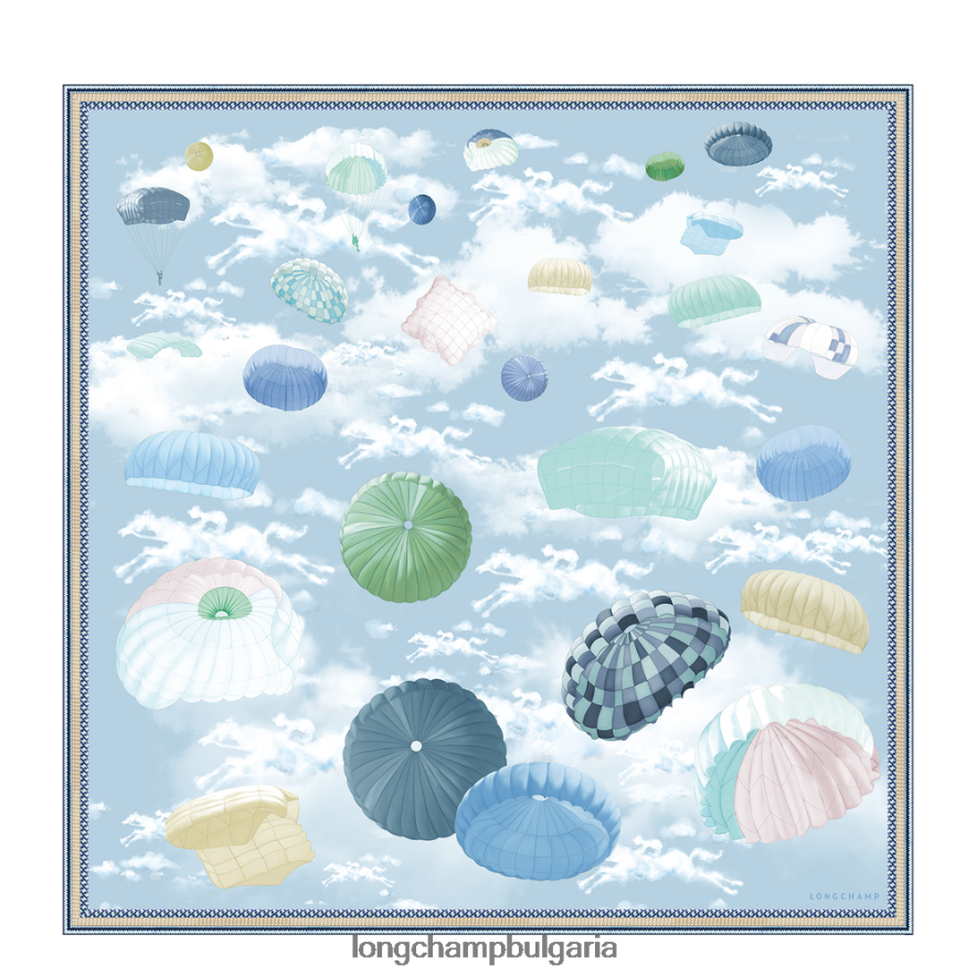 шисти Жени копринен шал колекция пролет/лято 2023 90 аксесоари Longchamp 6084PZ1054