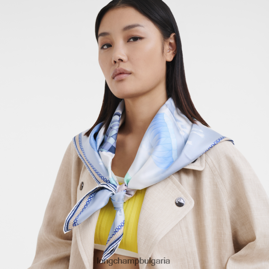 шисти Жени копринен шал колекция пролет/лято 2023 90 аксесоари Longchamp 6084PZ1054