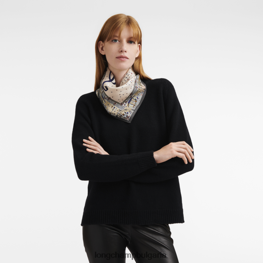 хартия Жени копринен шал от колекция пролет/лято 2023 г аксесоари Longchamp 6084PZ1012