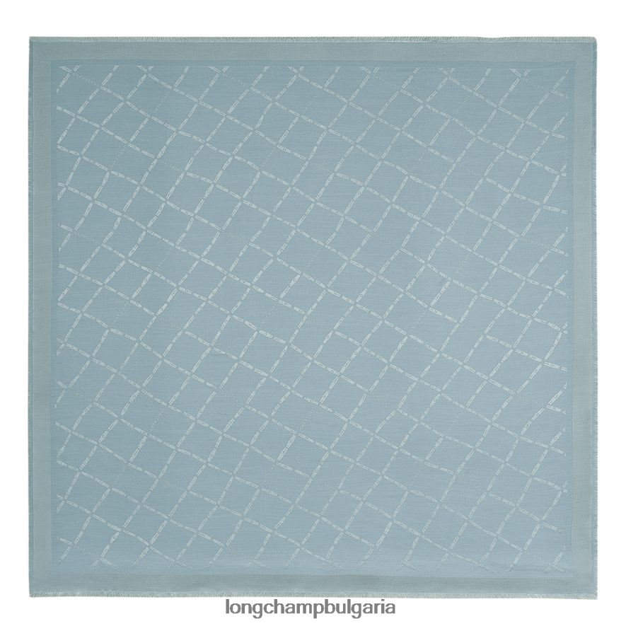 облачно синьо Жени шал от колекция пролет/лято 2023 г аксесоари Longchamp 6084PZ1003
