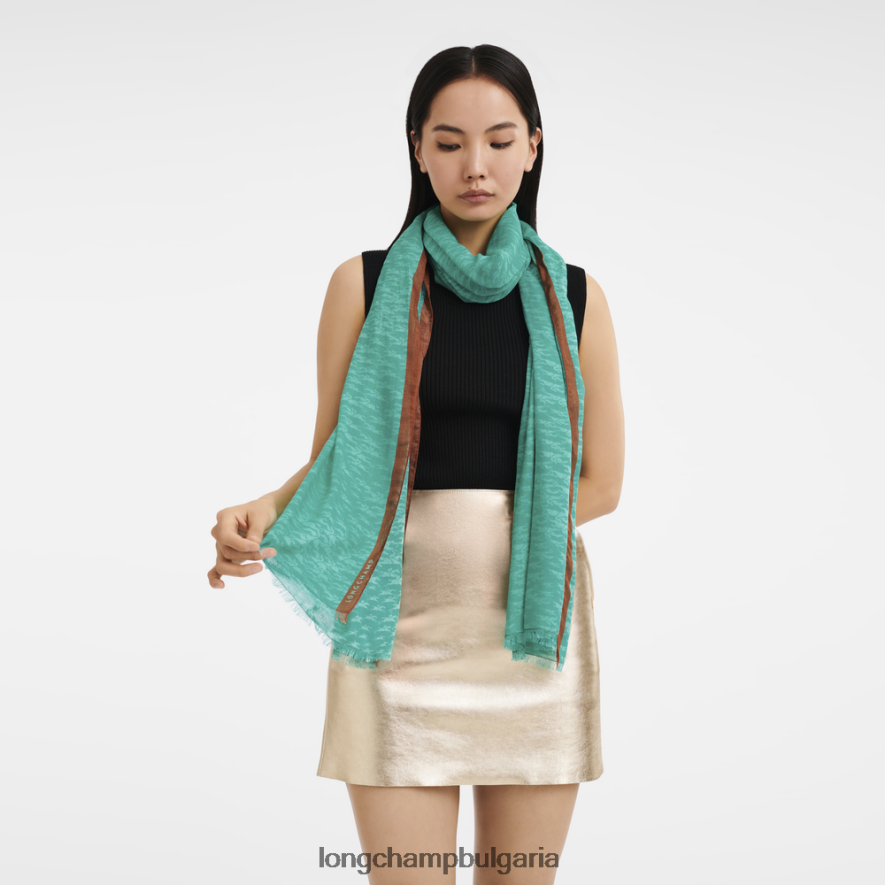 тюркоаз Жени кражба от колекция пролет/лято 2023 г аксесоари Longchamp 6084PZ972