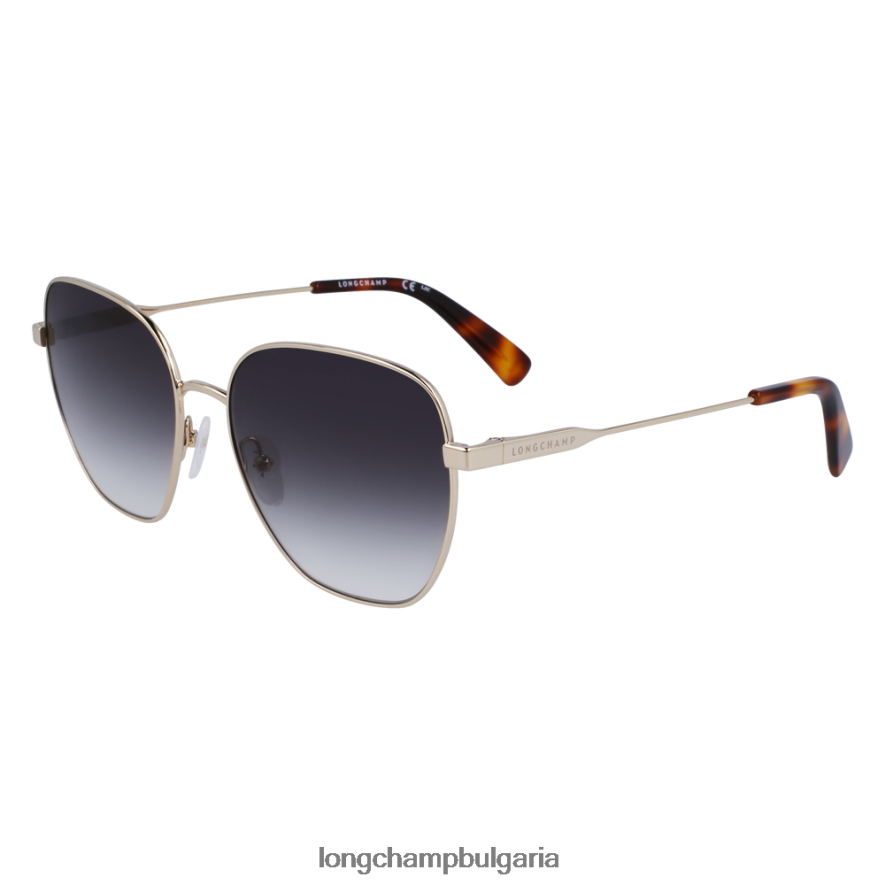 златисто зелено Жени колекция пролет/лято 2023 слънчеви очила аксесоари Longchamp 6084PZ15