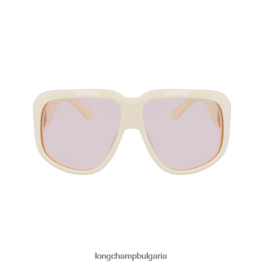 бяло Жени колекция пролет/лято 2023 слънчеви очила аксесоари Longchamp 6084PZ878