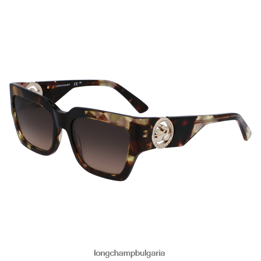 зелена Хавана Жени колекция пролет/лято 2023 слънчеви очила аксесоари Longchamp 6084PZ880