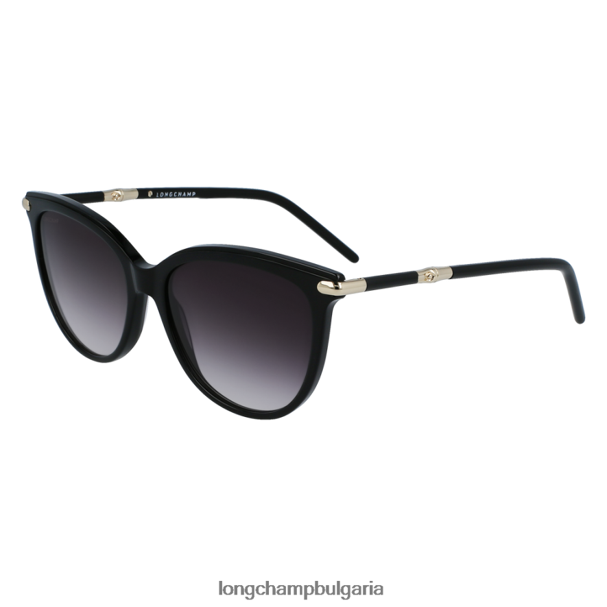 черен Жени колекция пролет/лято 2023 слънчеви очила аксесоари Longchamp 6084PZ890
