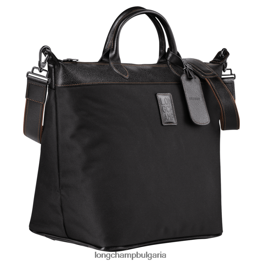 черен Жени пътна чанта boxford чанти Longchamp 6084PZ762