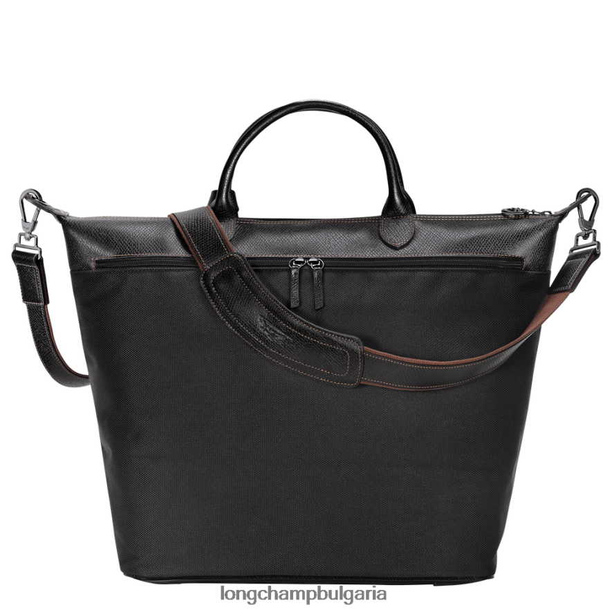 черен Жени пътна чанта boxford чанти Longchamp 6084PZ762