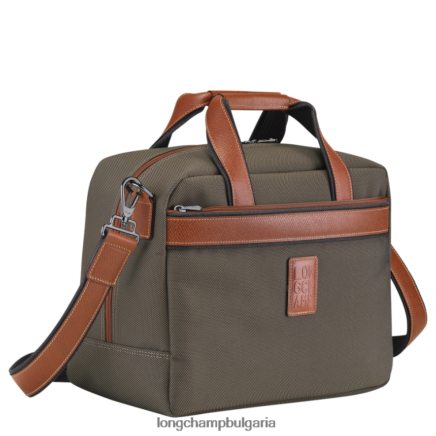 кафяво Жени пътна чанта boxford чанти Longchamp 6084PZ775