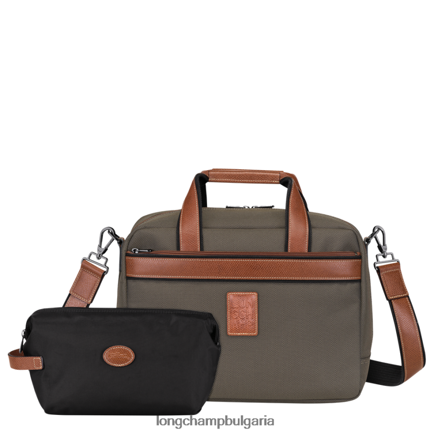 кафяво Жени пътна чанта boxford чанти Longchamp 6084PZ775