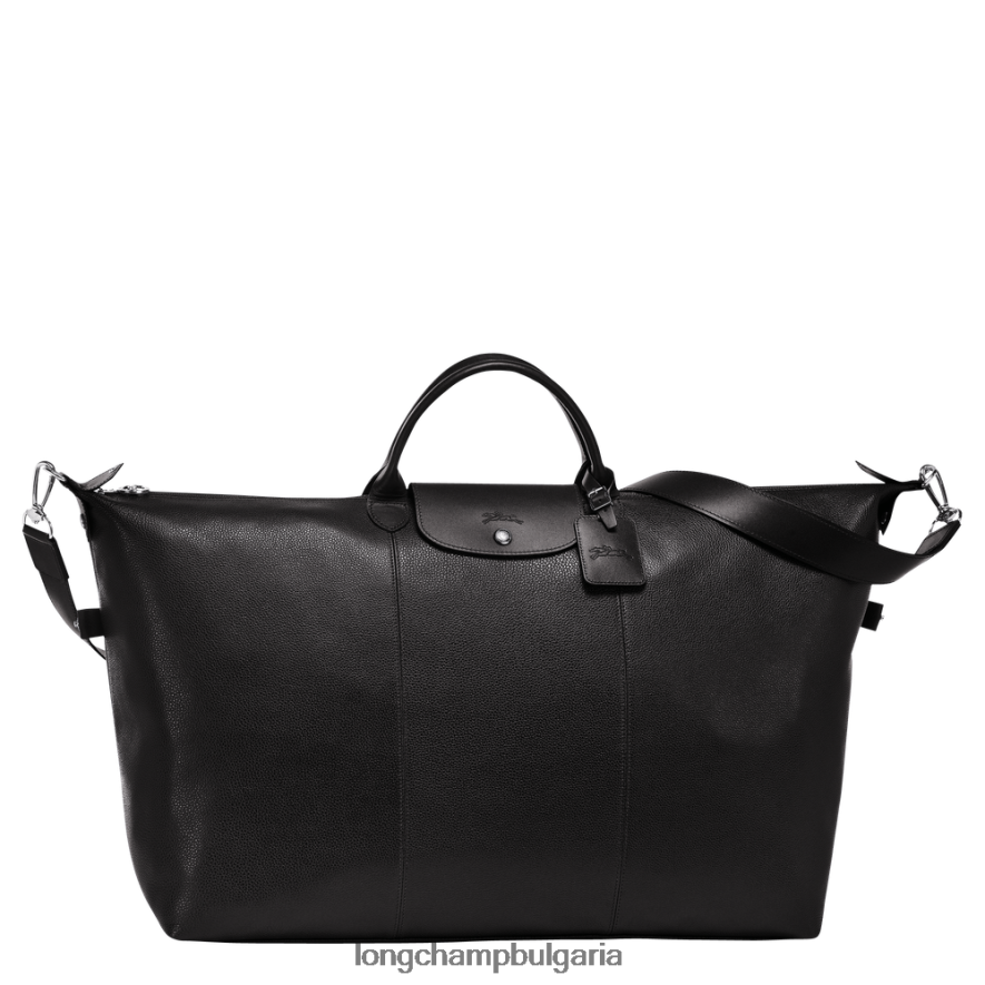 черен Жени le foulonne пътна чанта чанти Longchamp 6084PZ827