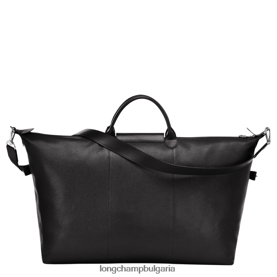 черен Жени le foulonne пътна чанта чанти Longchamp 6084PZ827