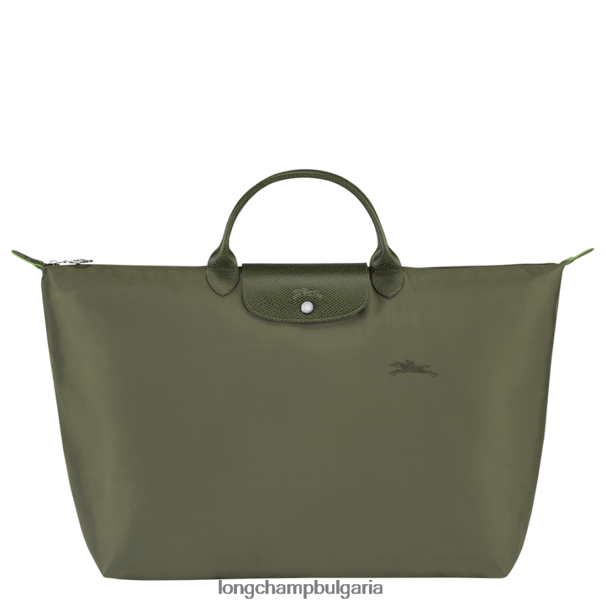 гора Жени зелена пътна чанта le pliage чанти Longchamp 6084PZ787