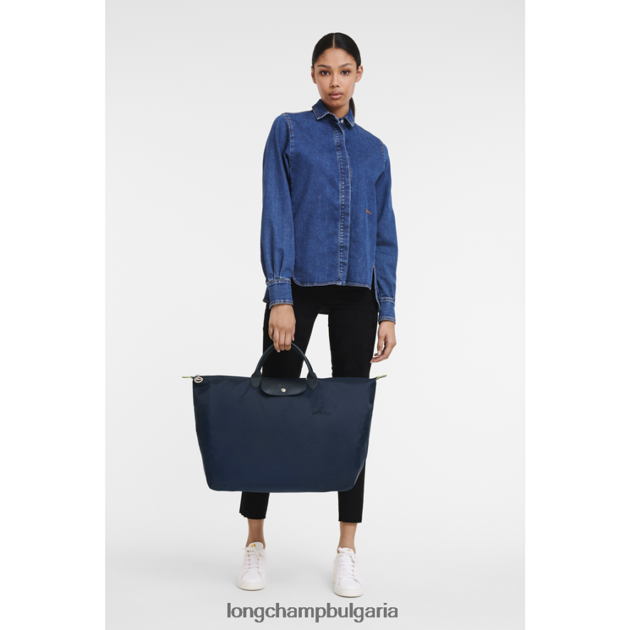 военноморски флот Жени зелена пътна чанта le pliage чанти Longchamp 6084PZ790