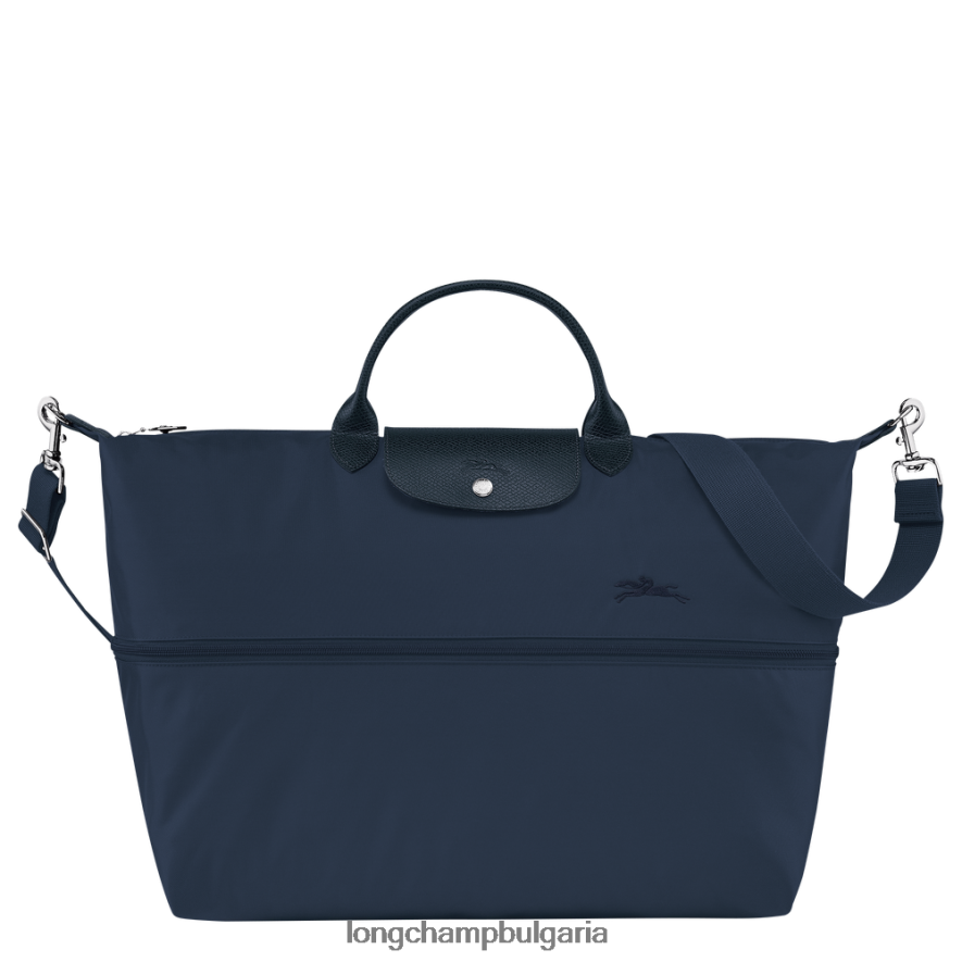 военноморски флот Жени зелена пътна чанта le pliage с възможност за разширяване чанти Longchamp 6084PZ804