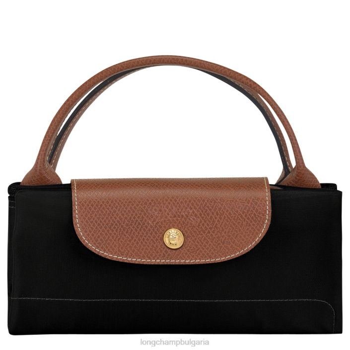 черен Жени le pliage оригинална чанта за пътуване чанти Longchamp 6084PZ805