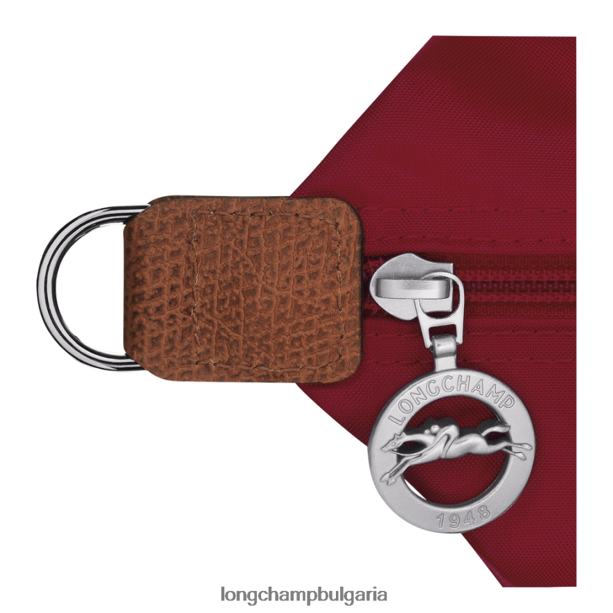 червен Жени le pliage оригинална пътна чанта с възможност за разширяване чанти Longchamp 6084PZ820