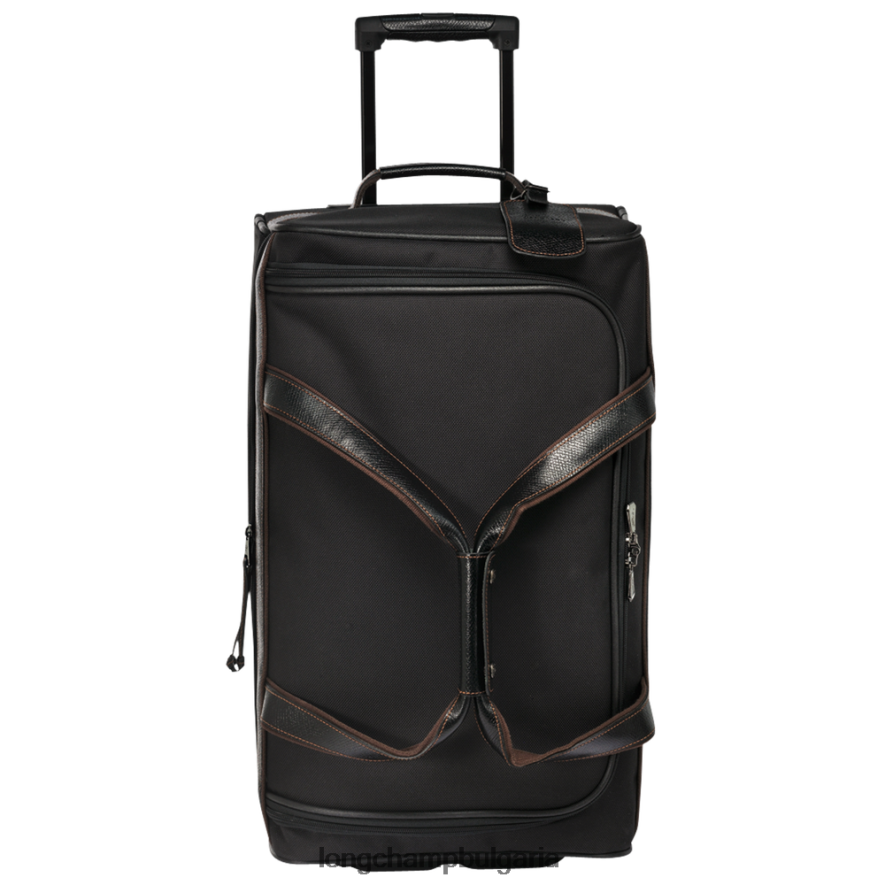 черен Жени пътна чанта boxford чанти Longchamp 6084PZ836
