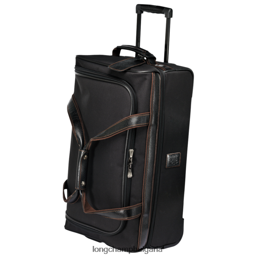 черен Жени пътна чанта boxford чанти Longchamp 6084PZ836