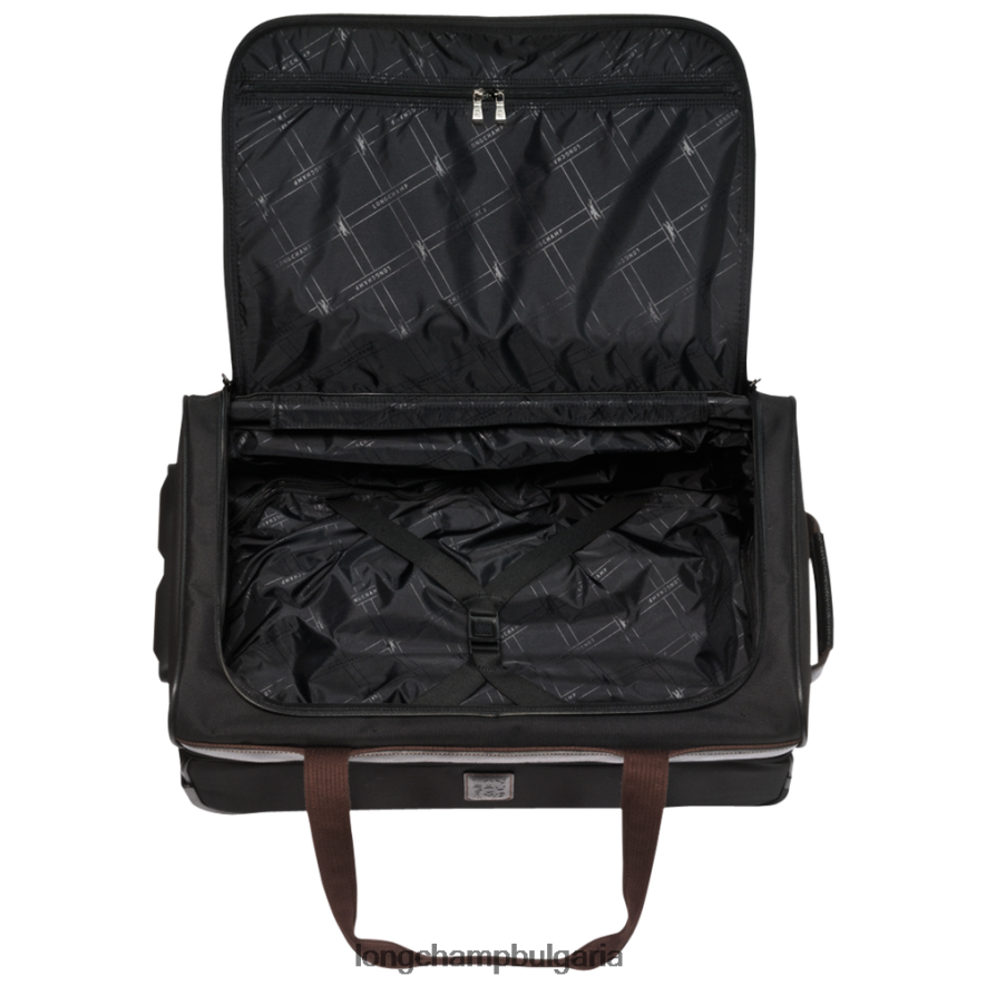 черен Жени пътна чанта boxford чанти Longchamp 6084PZ836