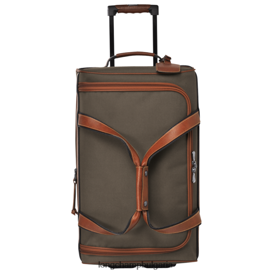 кафяво Жени пътна чанта boxford чанти Longchamp 6084PZ837