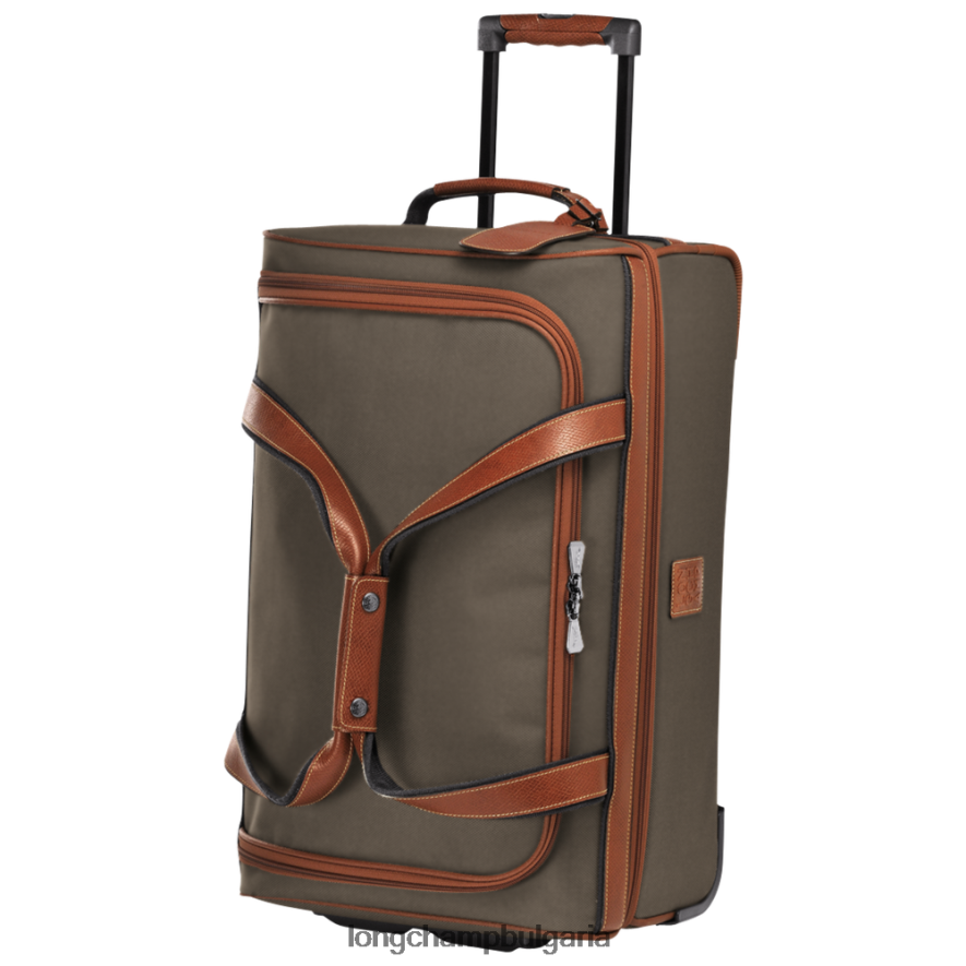кафяво Жени пътна чанта boxford чанти Longchamp 6084PZ837