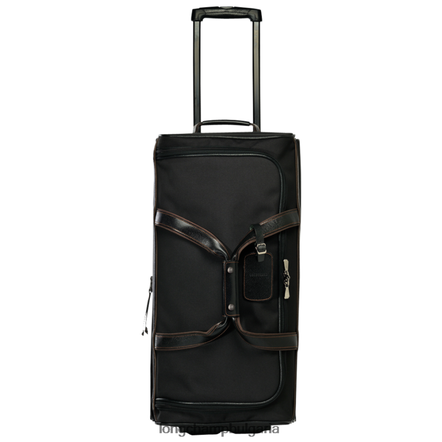 черен Жени пътна чанта boxford чанти Longchamp 6084PZ839