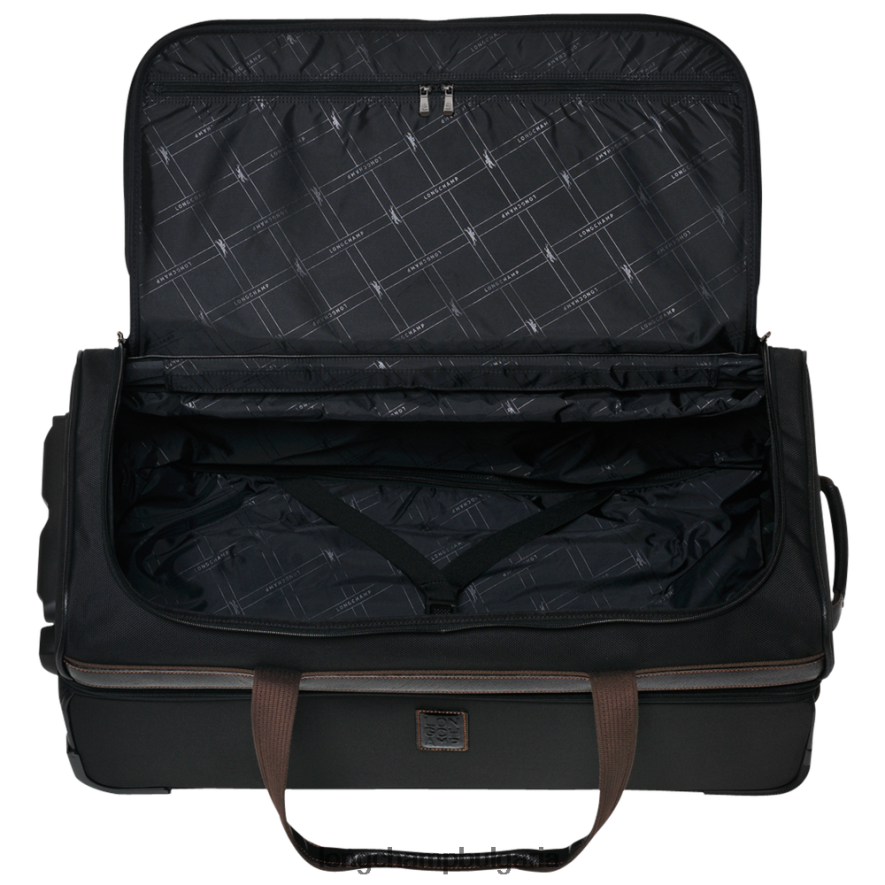 черен Жени пътна чанта boxford чанти Longchamp 6084PZ839