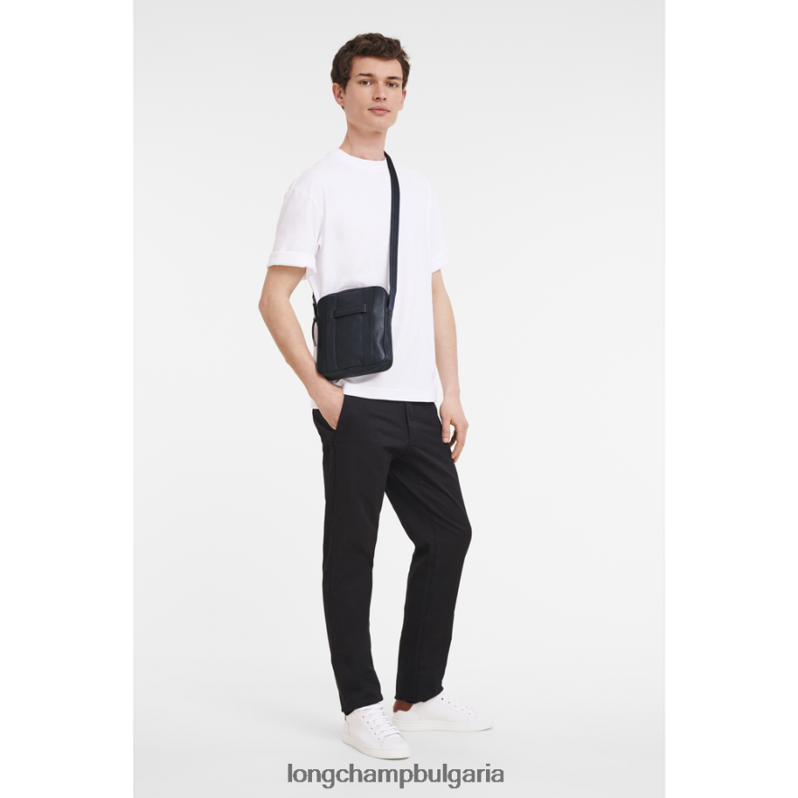 среднощно синьо мъже 3d чанта през рамо чанти Longchamp 6084PZ1088