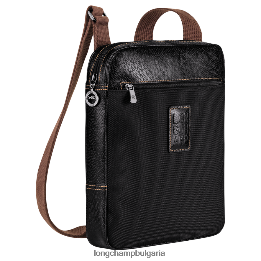 черен мъже чанта boxford през рамо чанти Longchamp 6084PZ1092