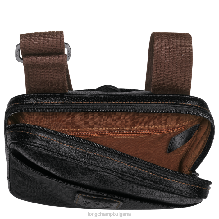 черен мъже чанта boxford през рамо чанти Longchamp 6084PZ1107
