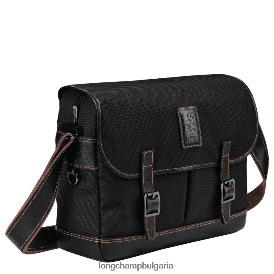 черен мъже чанта boxford през рамо чанти Longchamp 6084PZ1112