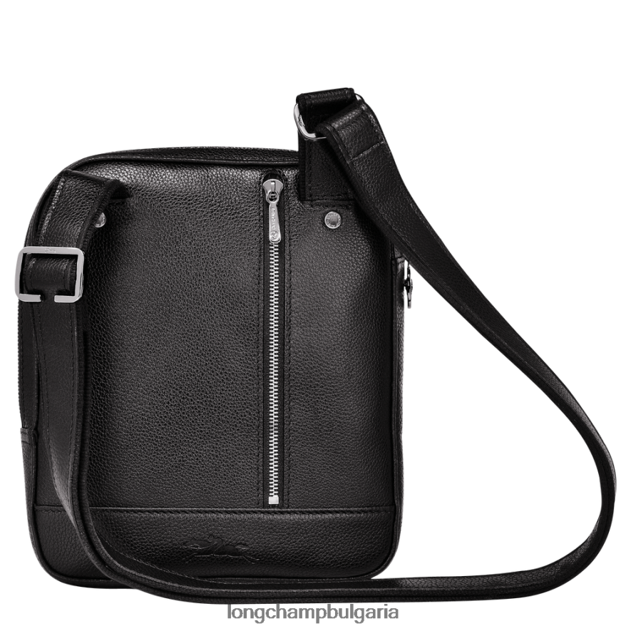 черен мъже чанта за кръст le foulonne чанти Longchamp 6084PZ1122