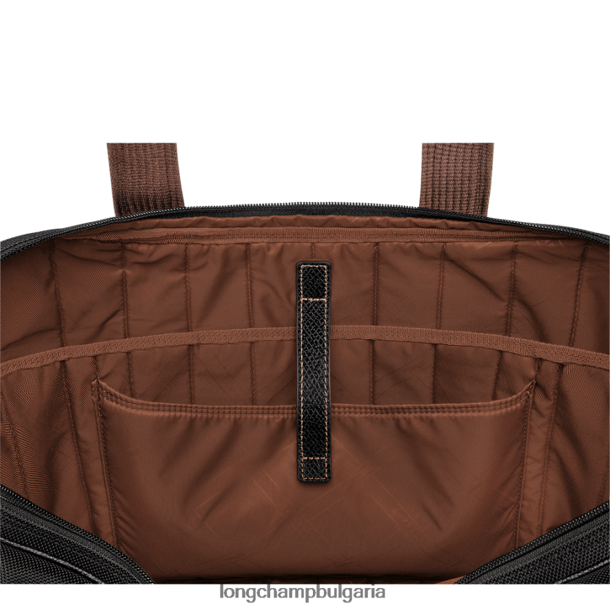 черен мъже куфарче Boxford чанти Longchamp 6084PZ1096