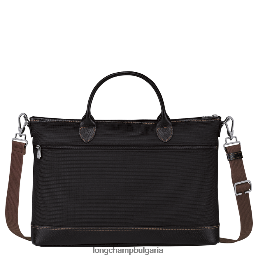 черен мъже куфарче Boxford чанти Longchamp 6084PZ464