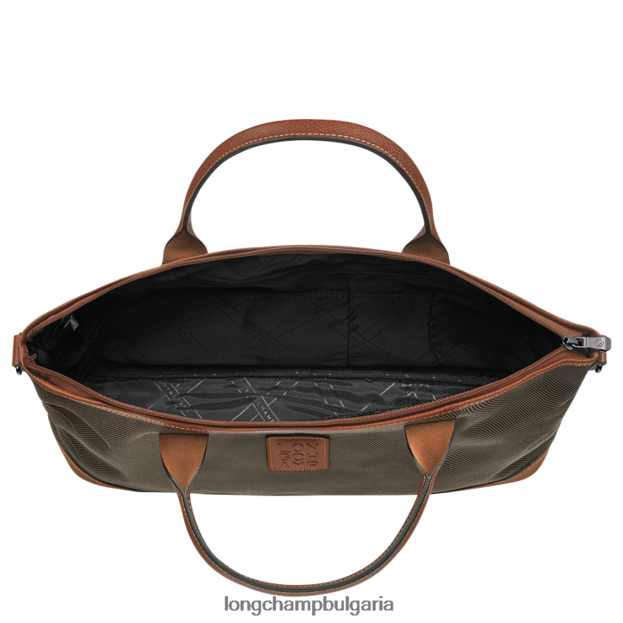 кафяво мъже куфарче Boxford чанти Longchamp 6084PZ465