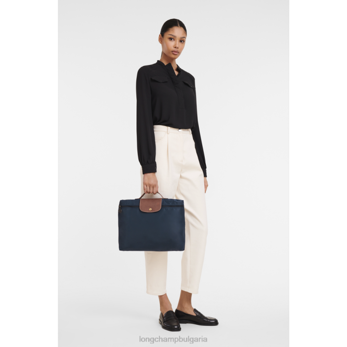 военноморски флот мъже le pliage оригинално куфарче чанти Longchamp 6084PZ488