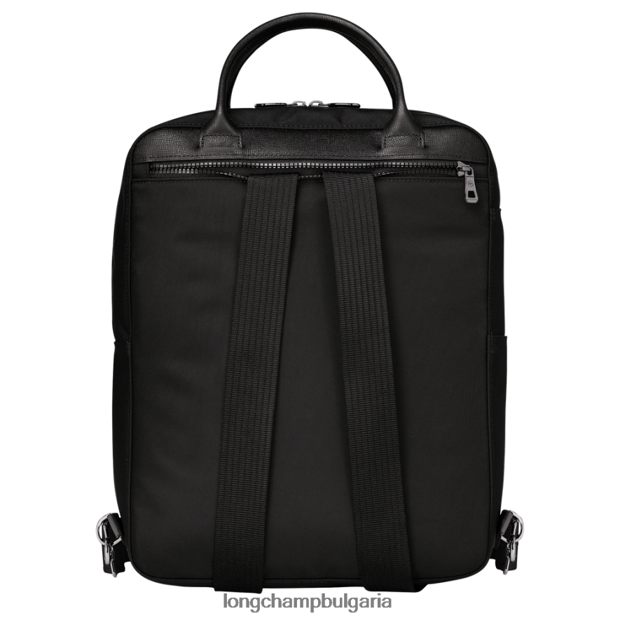 черен мъже енергийна раница le pliage чанти Longchamp 6084PZ451