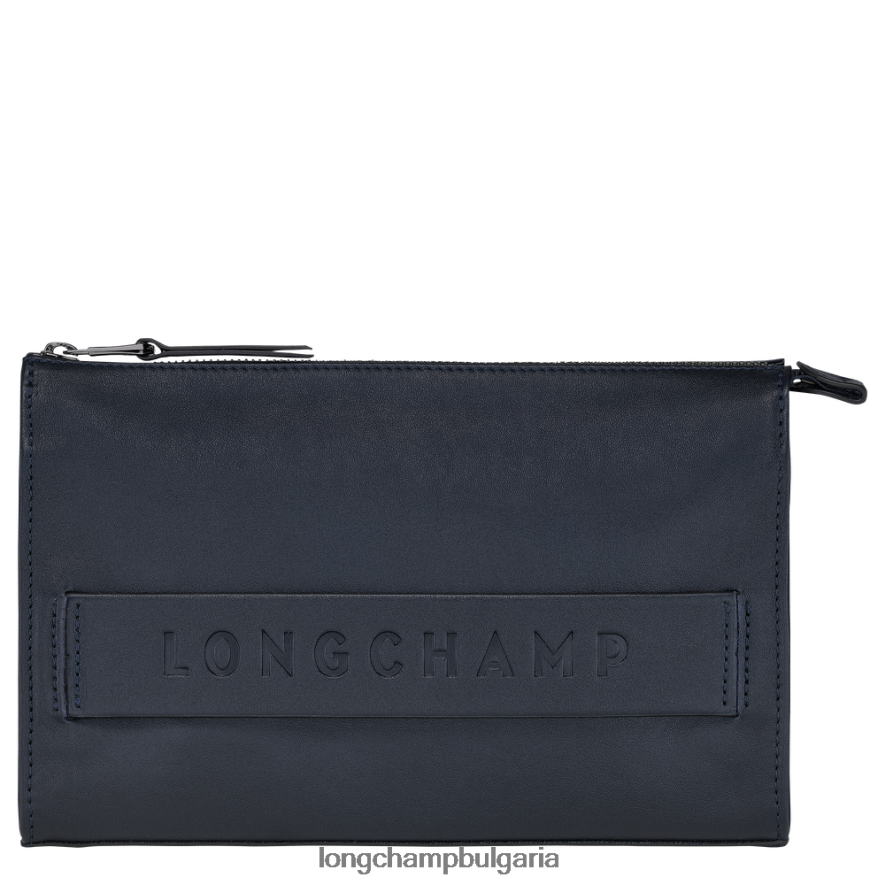 среднощно синьо мъже 3d торбичка кожени изделия Longchamp 6084PZ13
