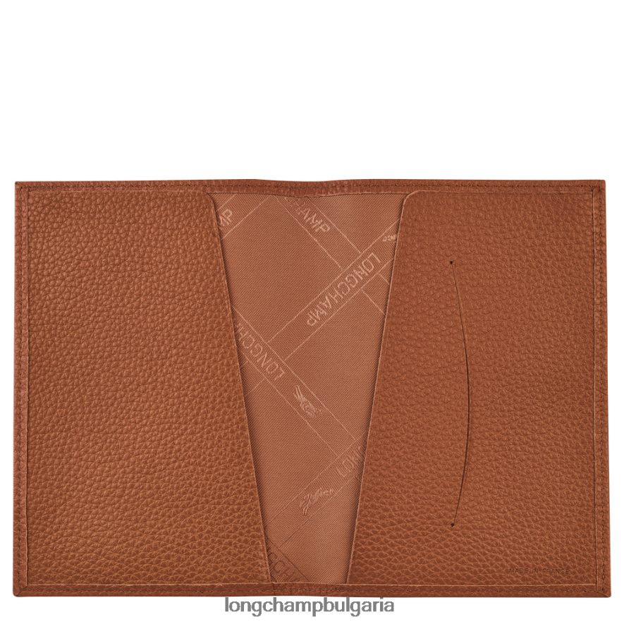 карамел мъже корица за паспорт le foulonne кожени изделия Longchamp 6084PZ726