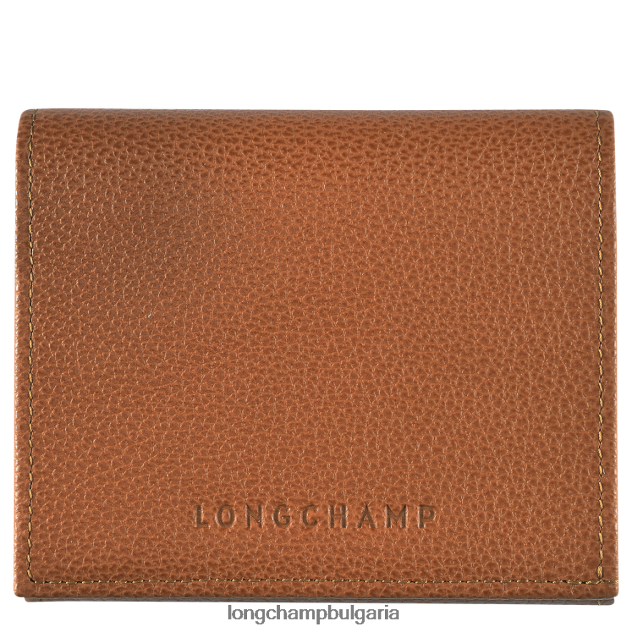 карамел мъже le foulonne кесия за монети кожени изделия Longchamp 6084PZ543