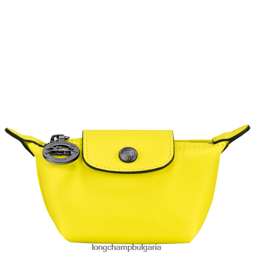 лимон мъже портмоне за монети le pliage xtra кожени изделия Longchamp 6084PZ546