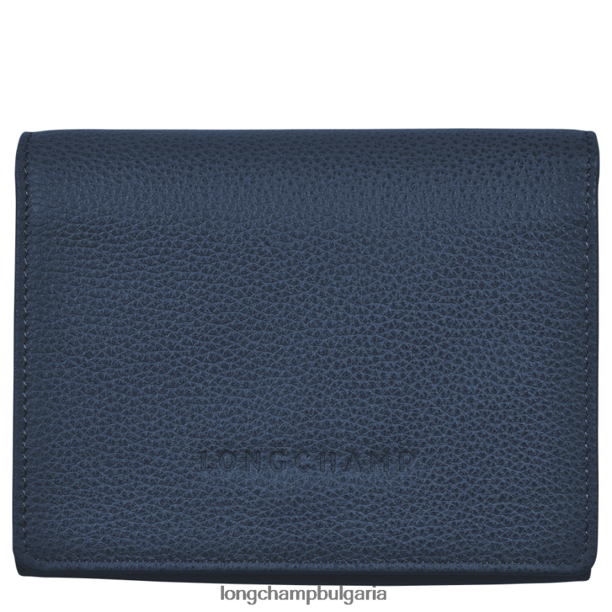 военноморски флот мъже le foulonne портфейл кожени изделия Longchamp 6084PZ601