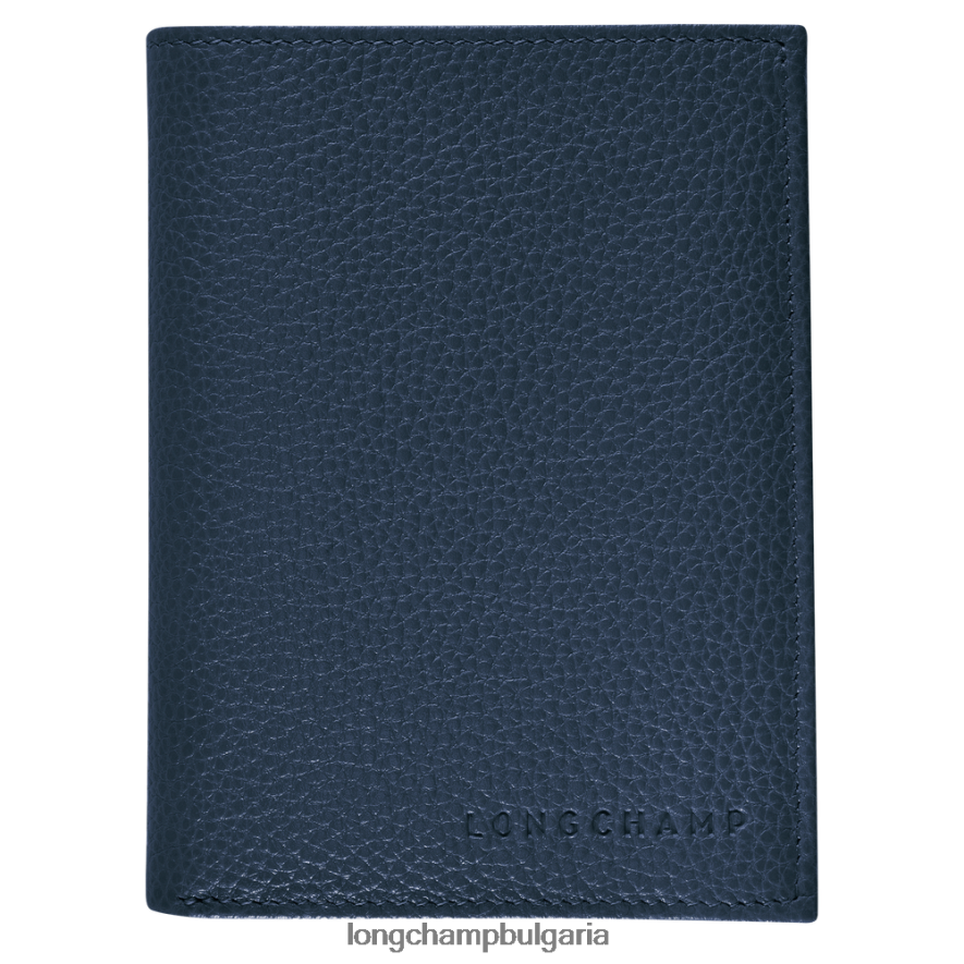 военноморски флот мъже le foulonne портфейл кожени изделия Longchamp 6084PZ631