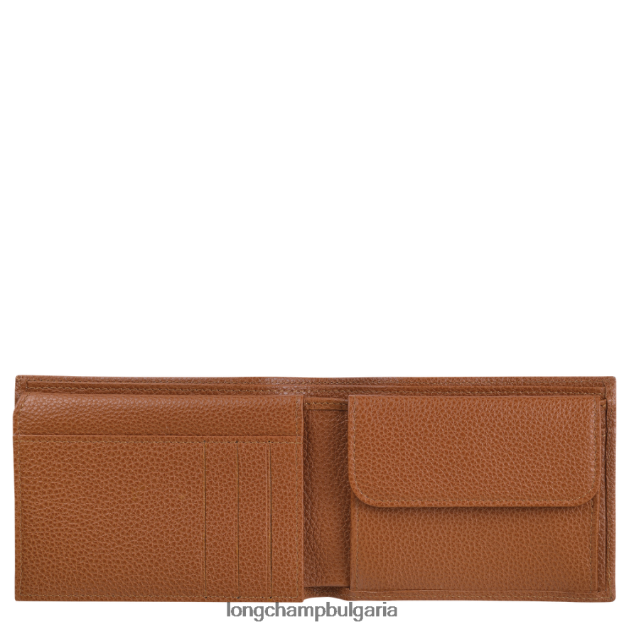 карамел мъже le foulonne портфейл кожени изделия Longchamp 6084PZ635