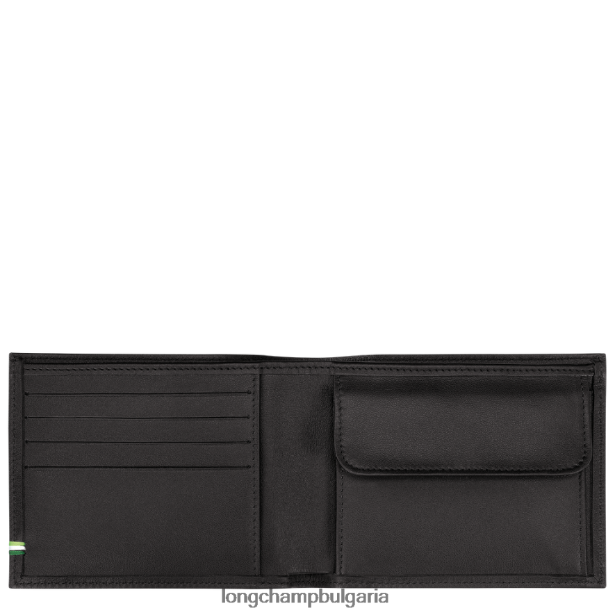 черен мъже sur seine портфейл кожени изделия Longchamp 6084PZ17