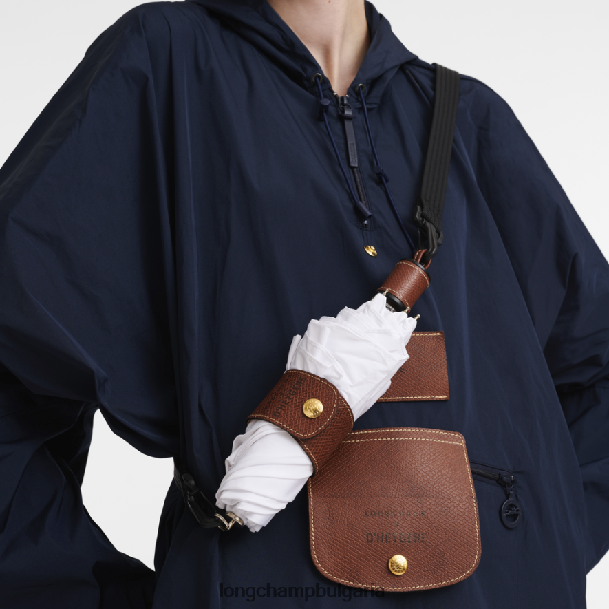 бяло мъже чадър аксесоари Longchamp X D'heygere 6084PZ963