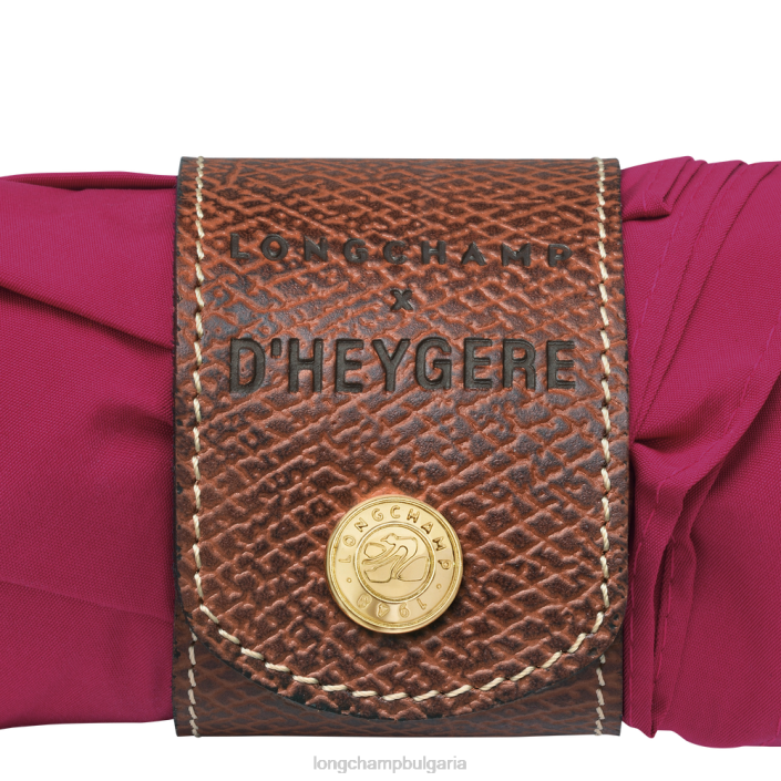 розово мъже чадър аксесоари Longchamp X D'heygere 6084PZ964