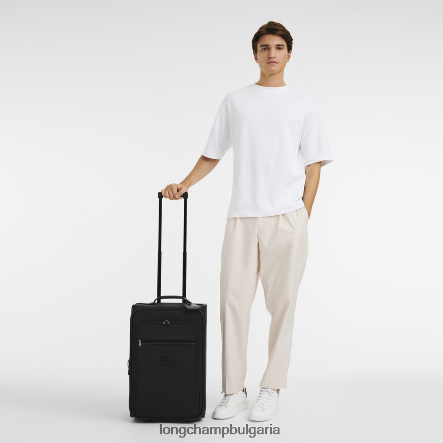 черен мъже куфар boxford чанти Longchamp 6084PZ849