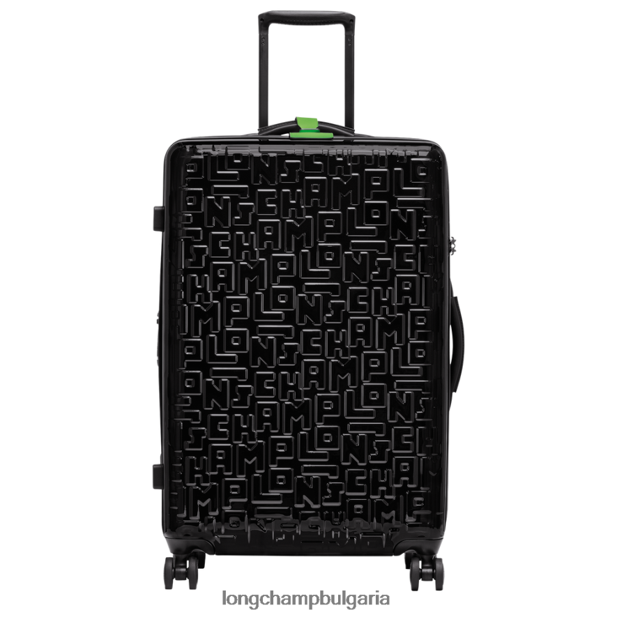 черен мъже lgp куфар за пътуване чанти Longchamp 6084PZ843